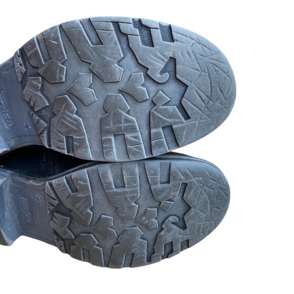 Patrizia Dercetis Faux Leather Suede Tall Boot Black Buckle Riding Country-8 - Picture 13 of 16